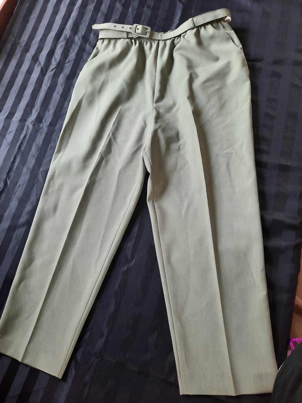 Vtg Woman's TanJay Sage Green Blazer And Pant Set - Picture 3 of 6